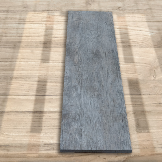 Keramik-Platte Rustic Wood Oak Grey
